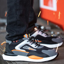 Load image into Gallery viewer, High Quality Indestructible Safety Shoes Work Sneakers Light Security Boots Steel Toe