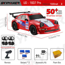 Load image into Gallery viewer, High Speed 2.4G Brushless 4WD Drift Remote Control Racing Car