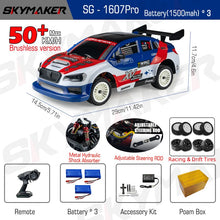 Load image into Gallery viewer, High Speed 2.4G Brushless 4WD Drift Remote Control Racing Car