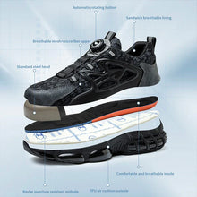 Load image into Gallery viewer, New Indestructible Rotating Button Work Sneakers Safety Shoes