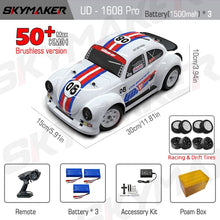 Load image into Gallery viewer, High Speed 2.4G Brushless 4WD Drift Remote Control Racing Car