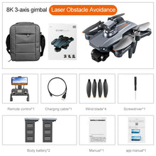 Load image into Gallery viewer, Drone 8k Profesional GPS 3 km Quadcopter With Dual Camera