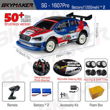 Load image into Gallery viewer, High Speed 2.4G Brushless 4WD Drift Remote Control Racing Car