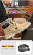 Load image into Gallery viewer, New Work Safety Boots Anti-smash Anti-puncture Steel Toe