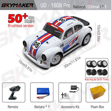 Load image into Gallery viewer, High Speed 2.4G Brushless 4WD Drift Remote Control Racing Car