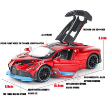 Load image into Gallery viewer, Metal Alloy Toy Car Model Bugatti Divo 1/32