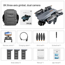 Load image into Gallery viewer, Drone 8k Profesional GPS 3 km Quadcopter With Dual Camera