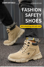 Load image into Gallery viewer, New Work Safety Boots Anti-smash Anti-puncture Steel Toe