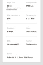 Load image into Gallery viewer, Faith 2 Pro Drone 4K Camera 32 Mins Flight Time 6km Video Transmission