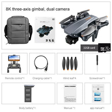 Load image into Gallery viewer, Drone 8k Profesional GPS 3 km Quadcopter With Dual Camera