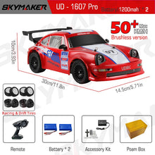 Load image into Gallery viewer, High Speed 2.4G Brushless 4WD Drift Remote Control Racing Car