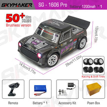 Load image into Gallery viewer, High Speed 2.4G Brushless 4WD Drift Remote Control Racing Car