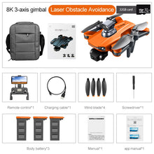 Load image into Gallery viewer, Drone 8k Profesional GPS 3 km Quadcopter With Dual Camera
