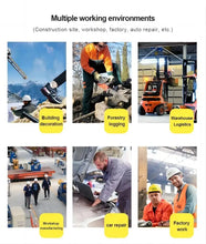 Load image into Gallery viewer, Grey & Black Rotary Buckle Work Sneakers Protective Safety Steel Toe Shoes