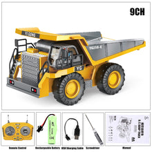 Load image into Gallery viewer, RC Excavator Dumper Radio Control Crawler Truck Bulldozer
