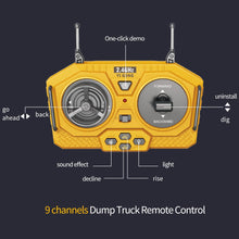 Load image into Gallery viewer, RC Excavator Truck Crawler Truck Bulldozer Dump Truck Toys
