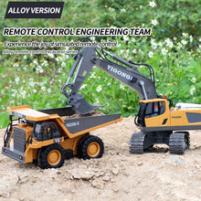 Load image into Gallery viewer, RC Excavator Truck Crawler Truck Bulldozer Dump Truck Toys