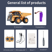 Load image into Gallery viewer, RC Excavator Truck Crawler Truck Bulldozer Dump Truck Toys
