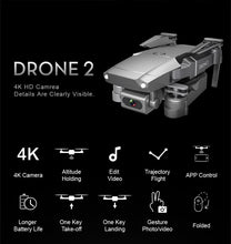 Load image into Gallery viewer, Foldable 4K Wide Angle Drone 2