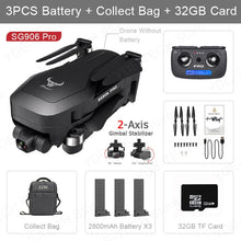 Load image into Gallery viewer, SG906 Pro Pro2 Drone Quadcopter with HD Camera 4K GPS 5G WIFI