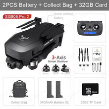 Load image into Gallery viewer, SG906 Pro Pro2 Drone Quadcopter with HD Camera 4K GPS 5G WIFI