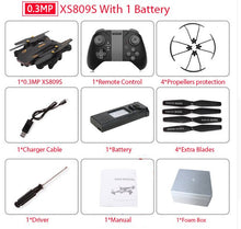 Load image into Gallery viewer, SHARKS BATTLES Foldable Selfie Drone with Wide Angle 2MP HD Camera