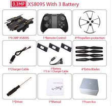 Load image into Gallery viewer, SHARKS BATTLES Foldable Selfie Drone with Wide Angle 2MP HD Camera
