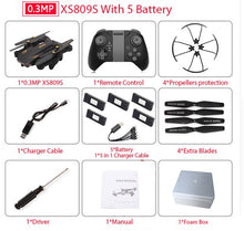Load image into Gallery viewer, SHARKS BATTLES Foldable Selfie Drone with Wide Angle 2MP HD Camera