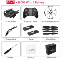 Load image into Gallery viewer, SHARKS BATTLES Foldable Selfie Drone with Wide Angle 2MP HD Camera