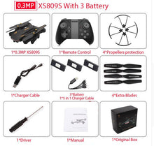 Load image into Gallery viewer, SHARKS BATTLES Foldable Selfie Drone with Wide Angle 2MP HD Camera