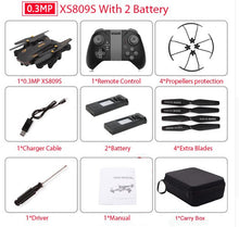 Load image into Gallery viewer, SHARKS BATTLES Foldable Selfie Drone with Wide Angle 2MP HD Camera