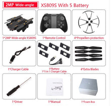 Load image into Gallery viewer, SHARKS BATTLES Foldable Selfie Drone with Wide Angle 2MP HD Camera