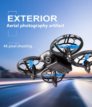 Load image into Gallery viewer, NEW V8 Mini Drone 4K 1080P HD Camera WiFi Fpv Air Pressure Altitude Hold Black Quadcopter RC Drone Toy