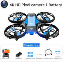 Load image into Gallery viewer, NEW V8 Mini Drone 4K 1080P HD Camera WiFi Fpv Air Pressure Altitude Hold Black Quadcopter RC Drone Toy