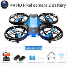 Load image into Gallery viewer, NEW V8 Mini Drone 4K 1080P HD Camera WiFi Fpv Air Pressure Altitude Hold Black Quadcopter RC Drone Toy