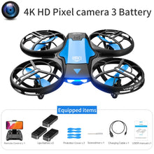 Load image into Gallery viewer, NEW V8 Mini Drone 4K 1080P HD Camera WiFi Fpv Air Pressure Altitude Hold Black Quadcopter RC Drone Toy
