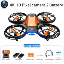 Load image into Gallery viewer, NEW V8 Mini Drone 4K 1080P HD Camera WiFi Fpv Air Pressure Altitude Hold Black Quadcopter RC Drone Toy