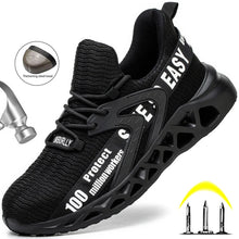 Load image into Gallery viewer, Breathable Lightweight Safety Work Sneakers Steel Toe Shoes
