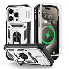 Load image into Gallery viewer, Military Grade Armor Case For iPhone 16 15 14 13 12 11 Pro XS Max XR Plus
