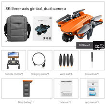 Load image into Gallery viewer, Drone 8k Profesional GPS 3 km Quadcopter With Dual Camera
