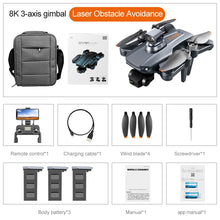 Load image into Gallery viewer, Drone 8k Profesional GPS 3 km Quadcopter With Dual Camera
