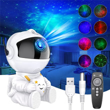 Load image into Gallery viewer, Astronaut Galaxy Starry Projector - Night Lamp with Remote and Timer for Starlit Bedroom Decor - Ideal Decorative Gift for Kids
