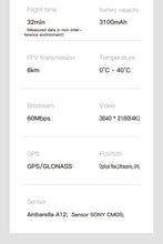 Load image into Gallery viewer, Faith 2 Pro Drone 4K Camera 32 Mins Flight Time 6km Video Transmission

