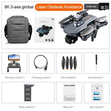 Load image into Gallery viewer, Drone 8k Profesional GPS 3 km Quadcopter With Dual Camera
