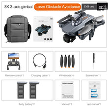 Load image into Gallery viewer, Drone 8k Profesional GPS 3 km Quadcopter With Dual Camera
