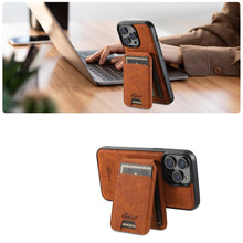 Load image into Gallery viewer, Wallet Leather Phone Case Magnetic Card Holder Pocket For iPhone 12 13 14 16 ProMax 15 Plus
