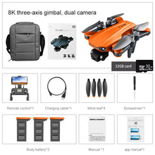 Load image into Gallery viewer, Drone 8k Profesional GPS 3 km Quadcopter With Dual Camera
