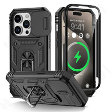 Load image into Gallery viewer, Military Grade Armor Case For iPhone 16 15 14 13 12 11 Pro XS Max XR Plus
