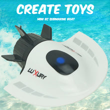 Load image into Gallery viewer, Mini RC Submarine Toy Waterproof Radio Speedboat
