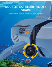 Load image into Gallery viewer, The NEW 2.4G Remote Control Four Way Shark Spoof Water Toy
